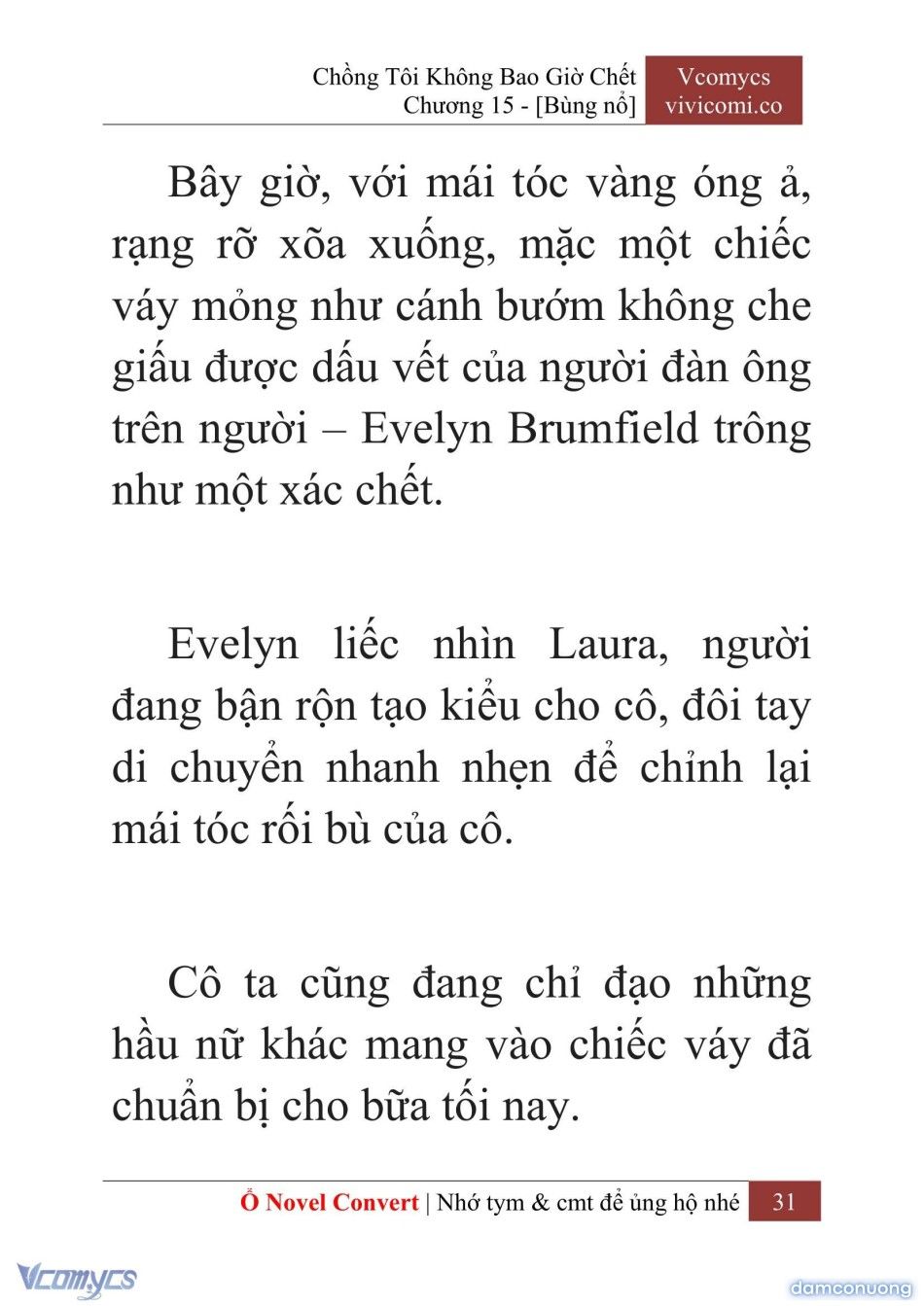 đọc truyện [novel] Chồng Tôi Không Bao Giờ Chết Chương 15 ảnh 34 tại Thiên Thai Truyện