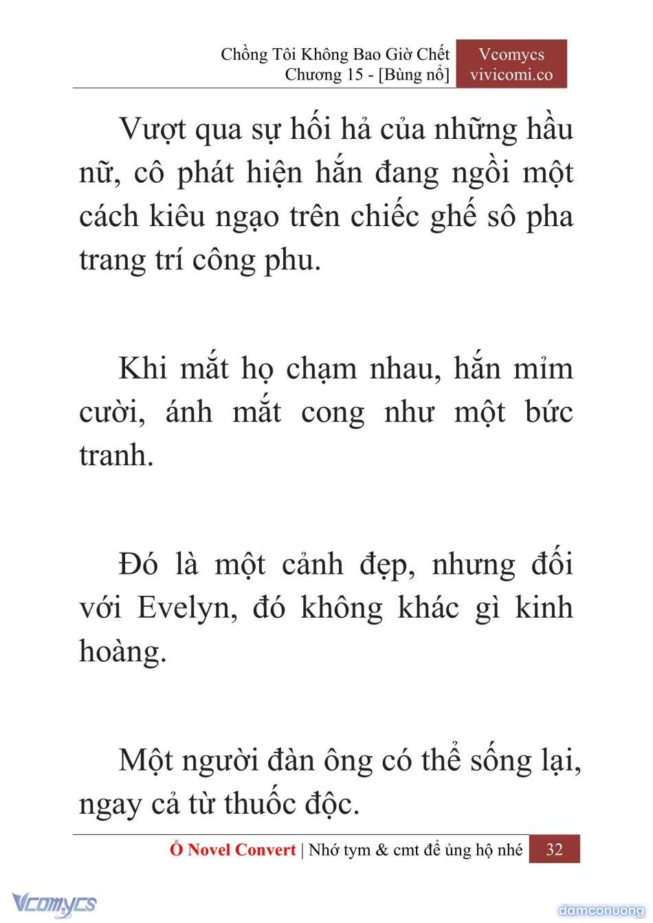đọc truyện [novel] Chồng Tôi Không Bao Giờ Chết Chương 15 ảnh 35 tại Thiên Thai Truyện