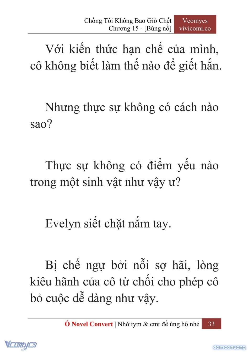 đọc truyện [novel] Chồng Tôi Không Bao Giờ Chết Chương 15 ảnh 36 tại Thiên Thai Truyện