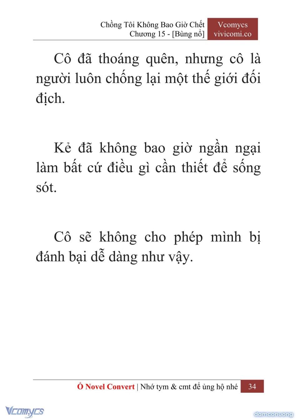 đọc truyện [novel] Chồng Tôi Không Bao Giờ Chết Chương 15 ảnh 37 tại Thiên Thai Truyện