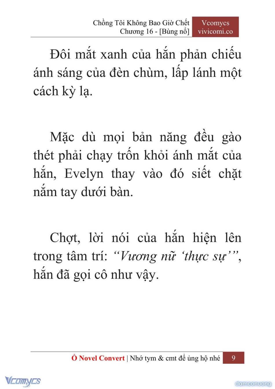 đọc truyện [novel] Chồng Tôi Không Bao Giờ Chết Chương 16 ảnh 12 tại Thiên Thai Truyện