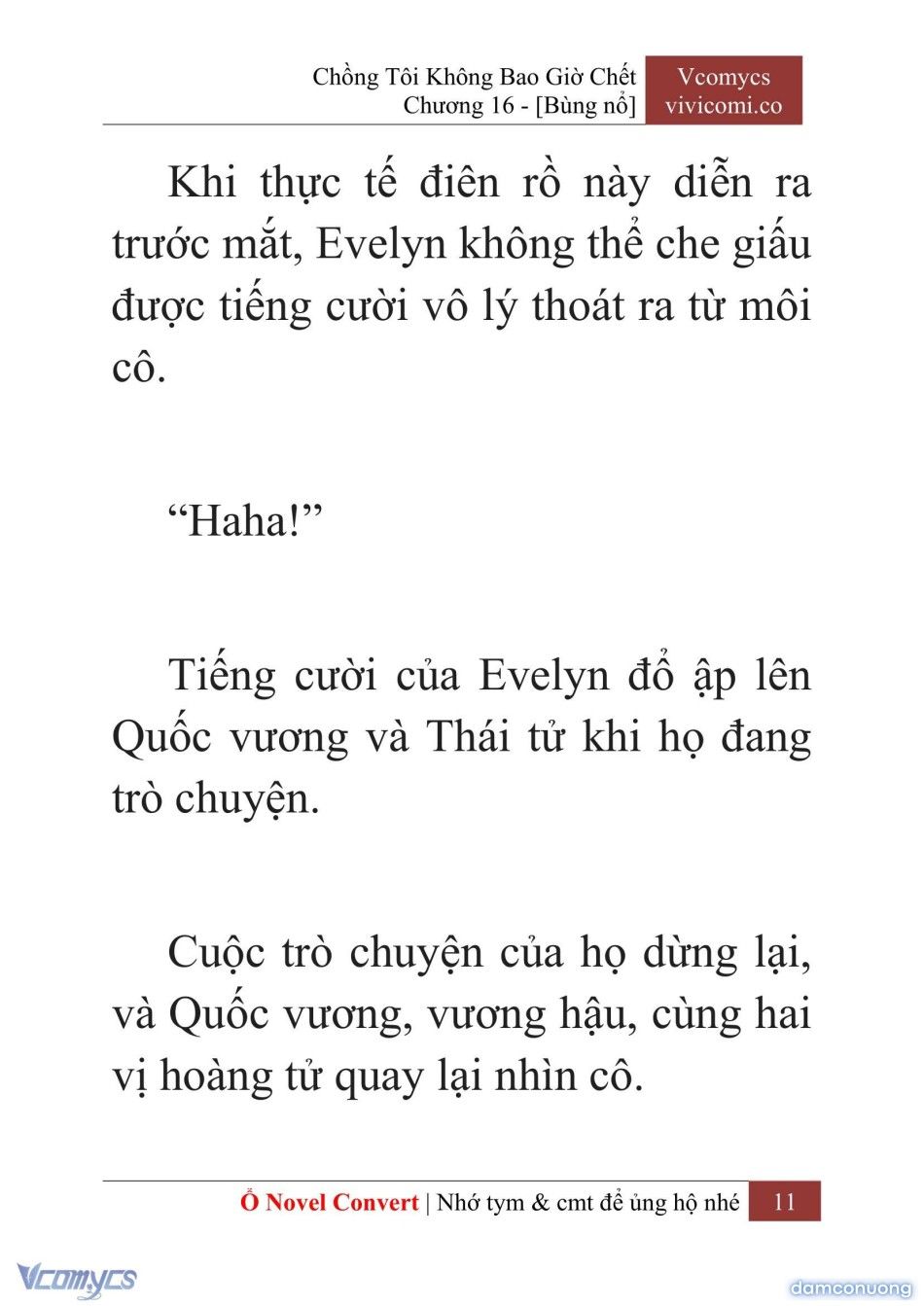 đọc truyện [novel] Chồng Tôi Không Bao Giờ Chết Chương 16 ảnh 14 tại Thiên Thai Truyện