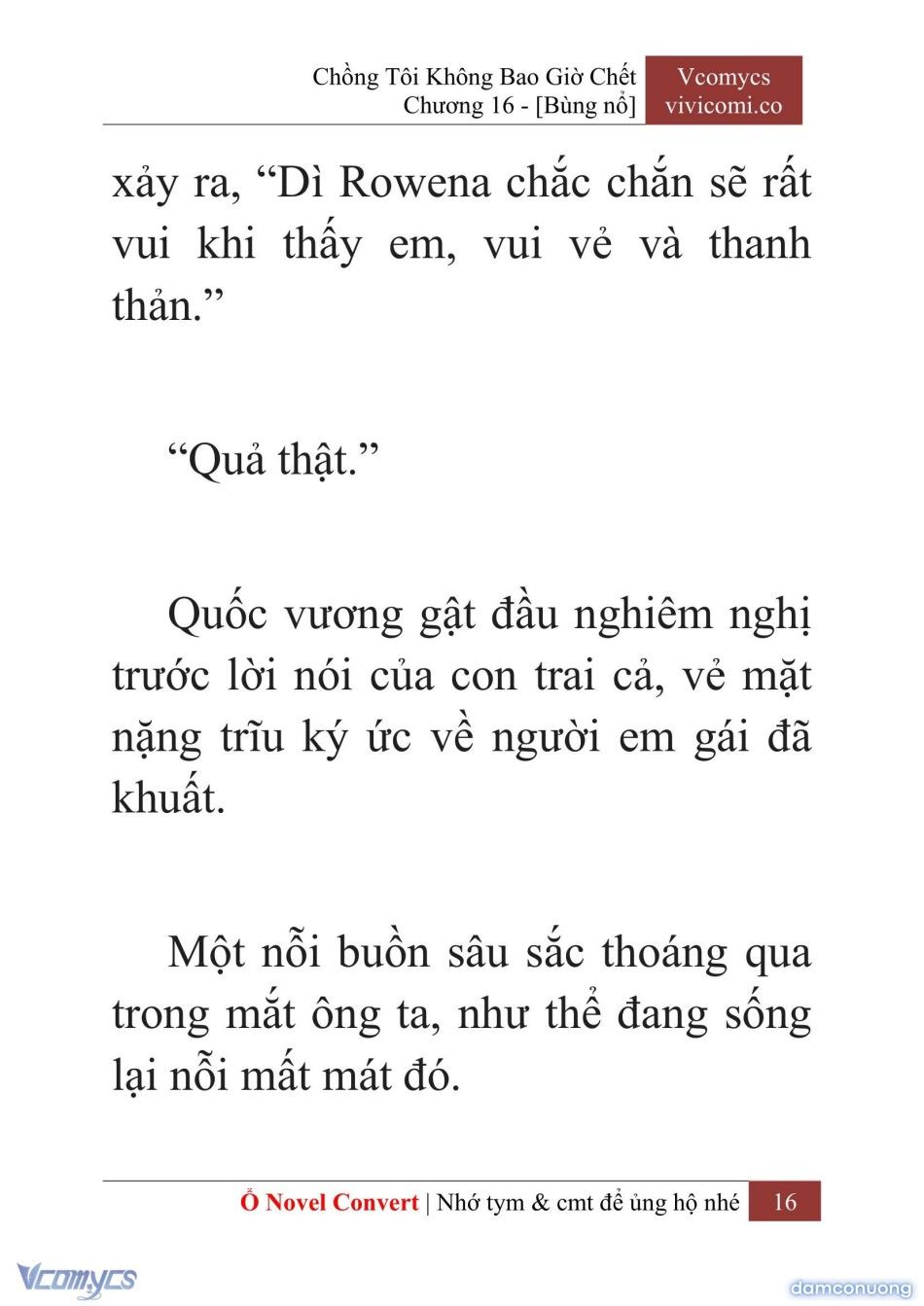 đọc truyện [novel] Chồng Tôi Không Bao Giờ Chết Chương 16 ảnh 19 tại Thiên Thai Truyện
