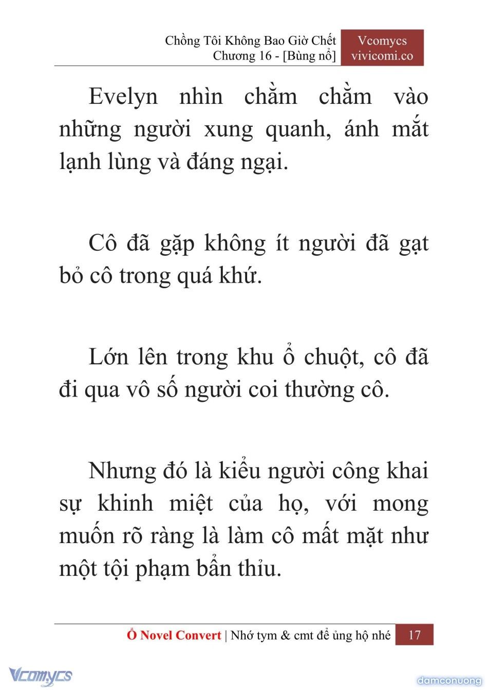 đọc truyện [novel] Chồng Tôi Không Bao Giờ Chết Chương 16 ảnh 20 tại Thiên Thai Truyện