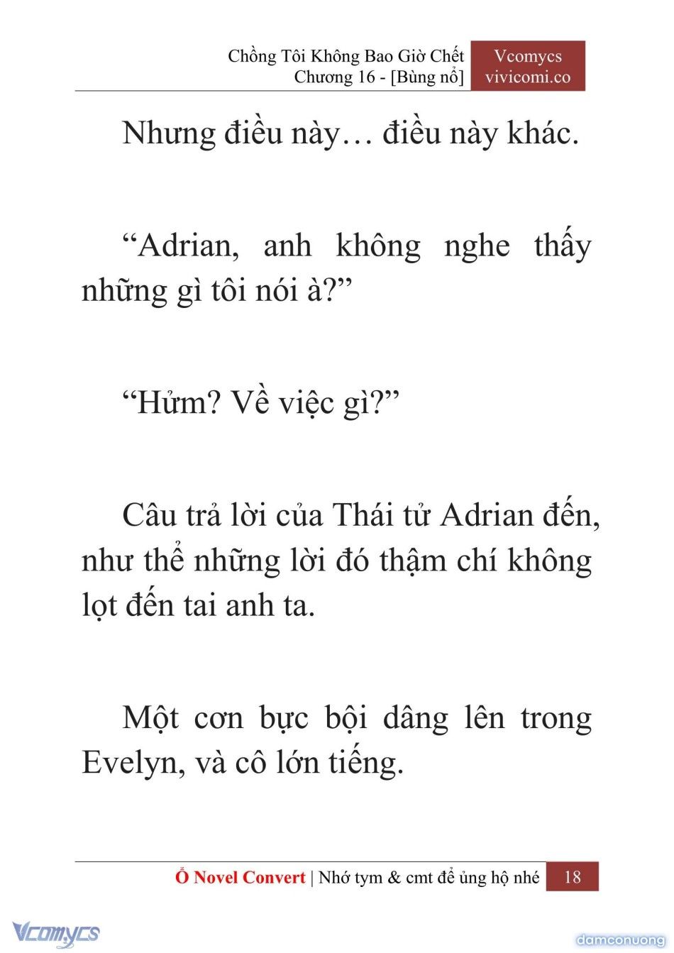 đọc truyện [novel] Chồng Tôi Không Bao Giờ Chết Chương 16 ảnh 21 tại Thiên Thai Truyện