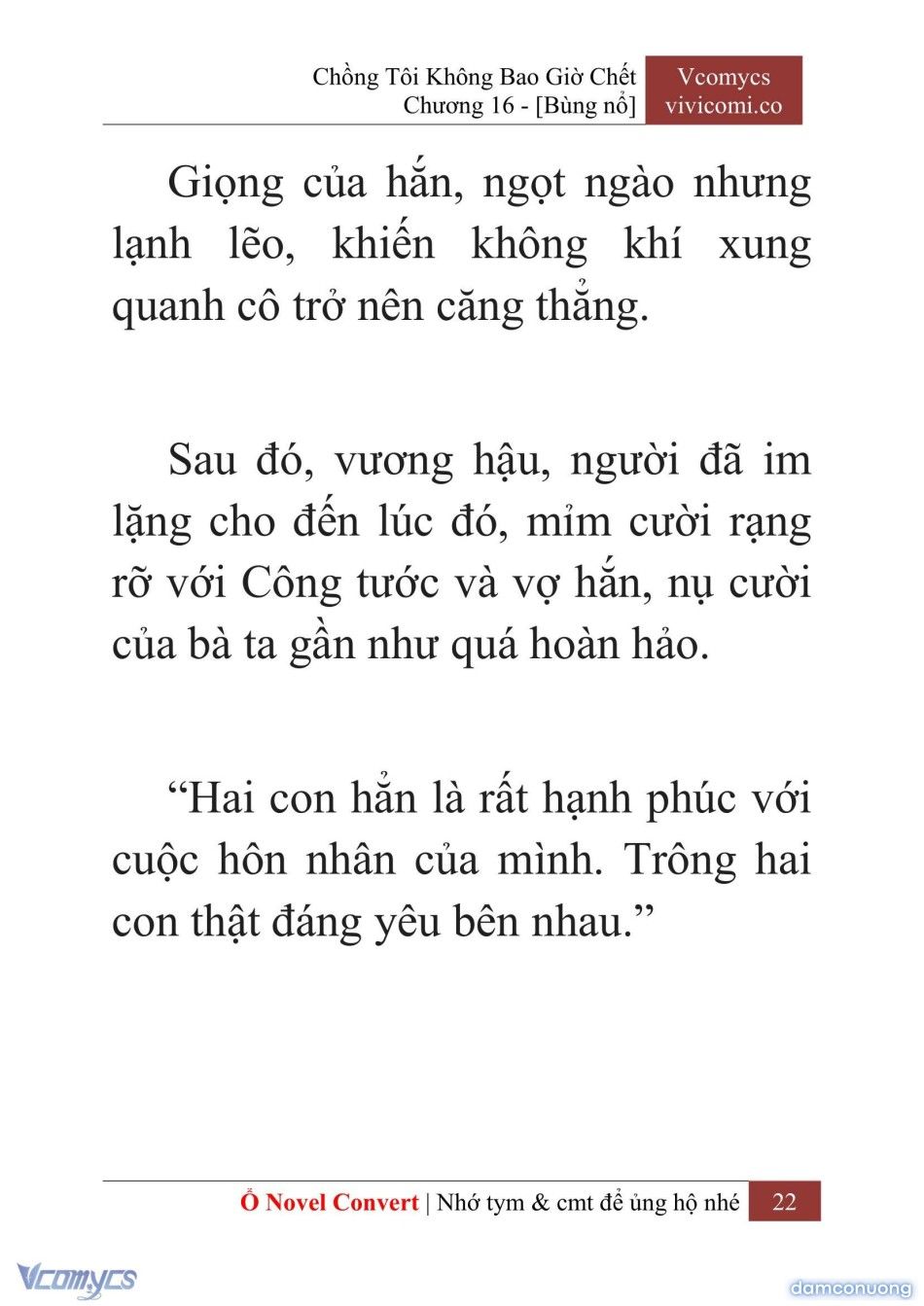 đọc truyện [novel] Chồng Tôi Không Bao Giờ Chết Chương 16 ảnh 25 tại Thiên Thai Truyện