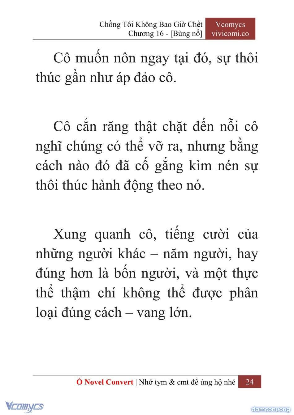 đọc truyện [novel] Chồng Tôi Không Bao Giờ Chết Chương 16 ảnh 27 tại Thiên Thai Truyện