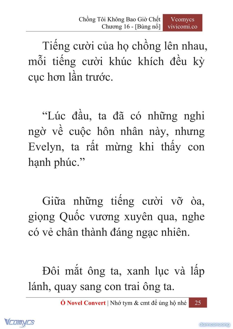 đọc truyện [novel] Chồng Tôi Không Bao Giờ Chết Chương 16 ảnh 28 tại Thiên Thai Truyện