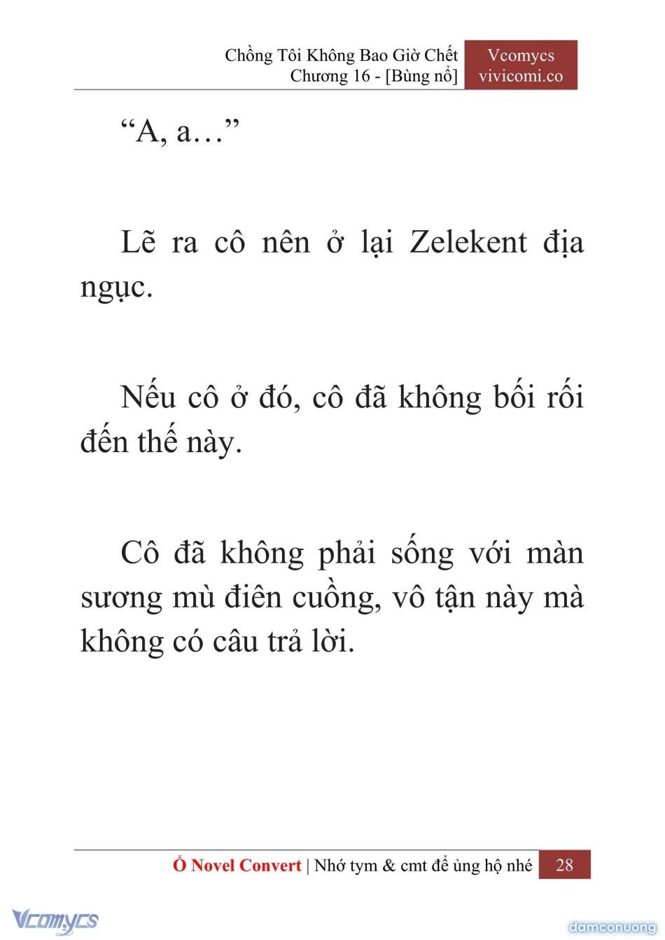 đọc truyện [novel] Chồng Tôi Không Bao Giờ Chết Chương 16 ảnh 31 tại Thiên Thai Truyện