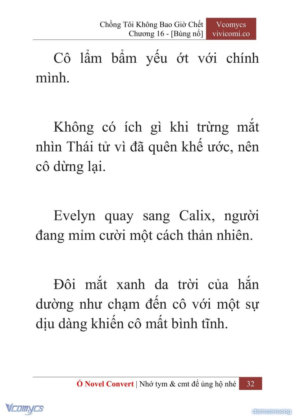 đọc truyện [novel] Chồng Tôi Không Bao Giờ Chết Chương 16 ảnh 35 tại Thiên Thai Truyện