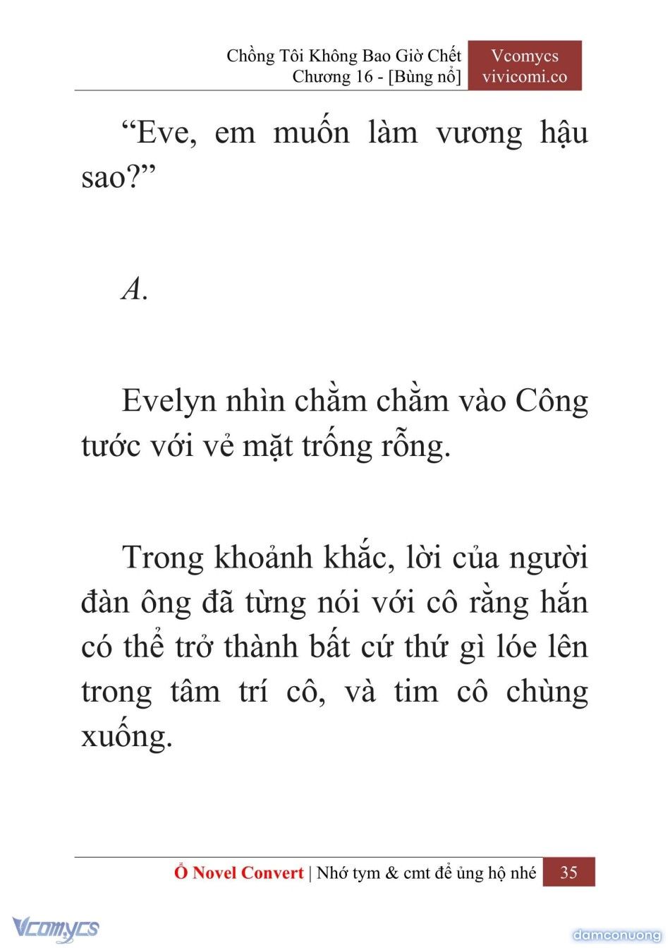 đọc truyện [novel] Chồng Tôi Không Bao Giờ Chết Chương 16 ảnh 38 tại Thiên Thai Truyện