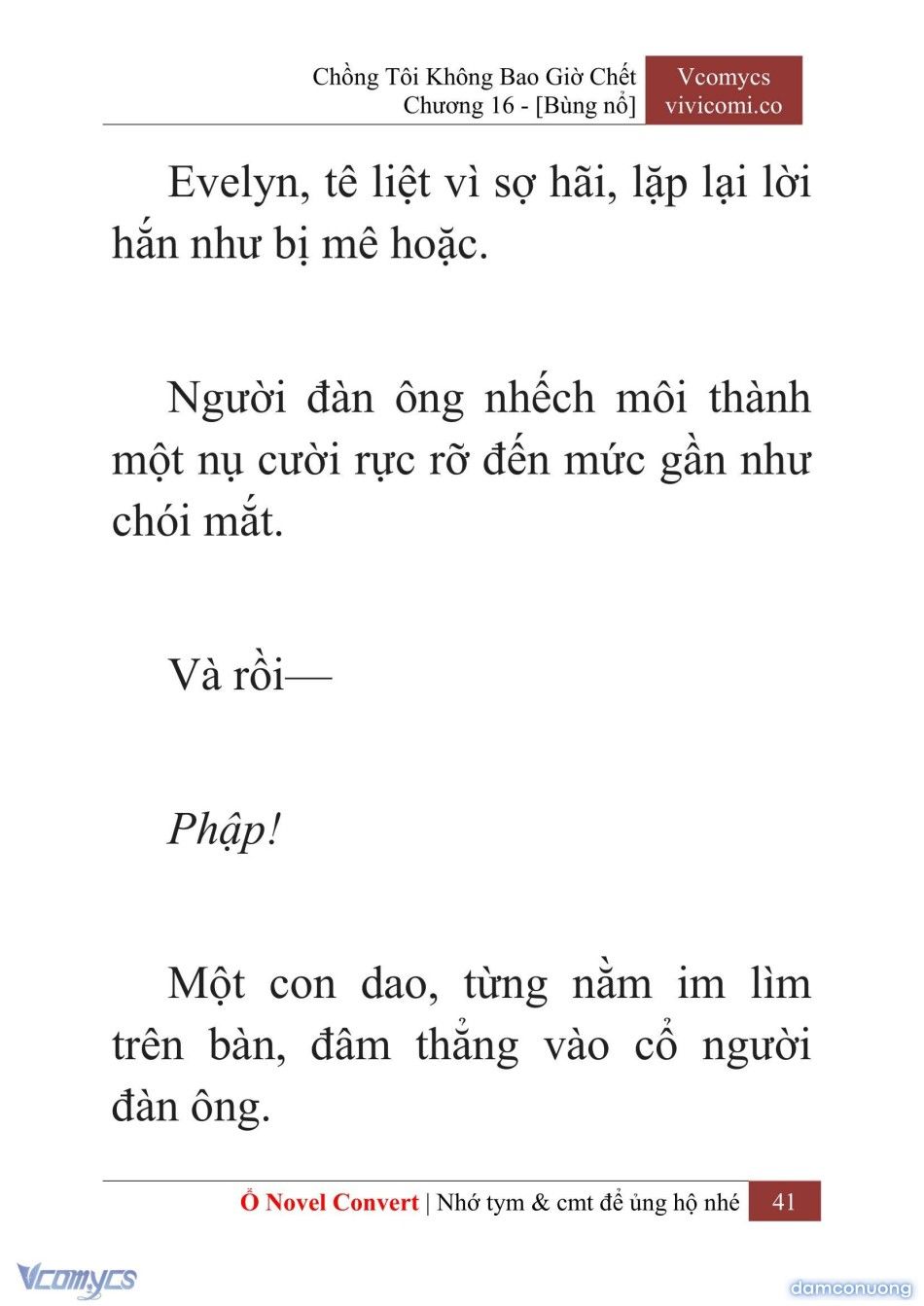 đọc truyện [novel] Chồng Tôi Không Bao Giờ Chết Chương 16 ảnh 44 tại Thiên Thai Truyện