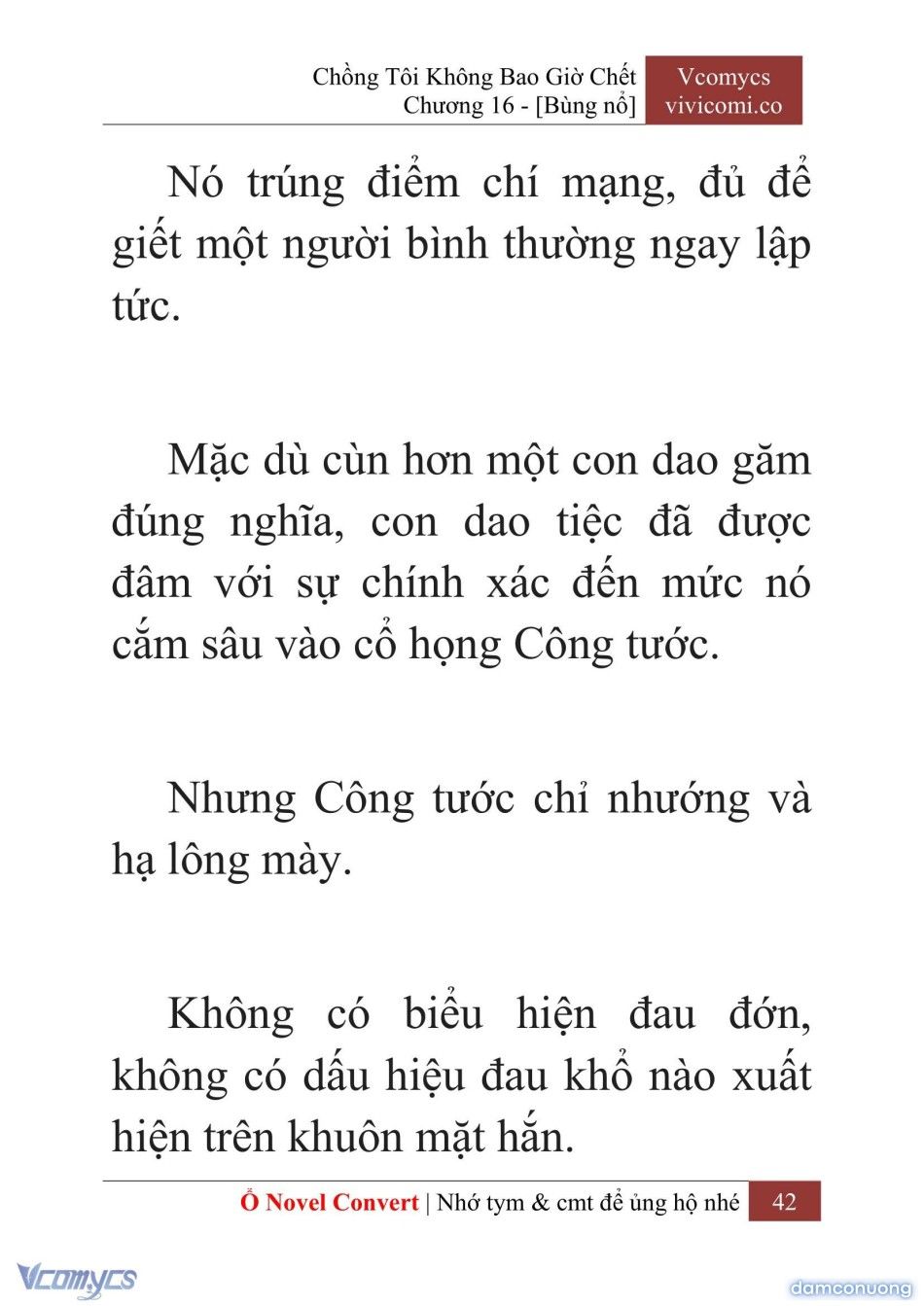 đọc truyện [novel] Chồng Tôi Không Bao Giờ Chết Chương 16 ảnh 45 tại Thiên Thai Truyện
