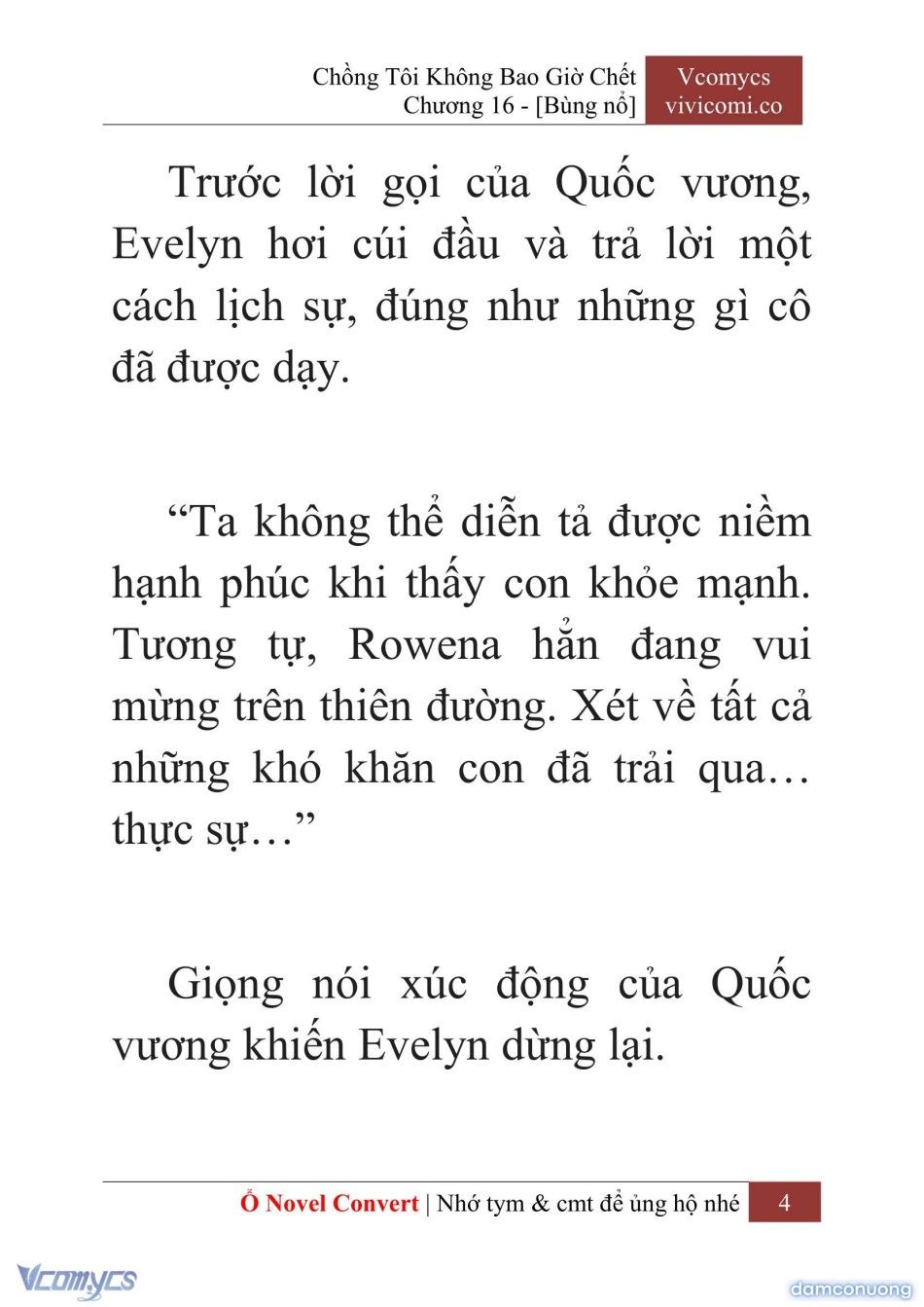 đọc truyện [novel] Chồng Tôi Không Bao Giờ Chết Chương 16 ảnh 7 tại Thiên Thai Truyện