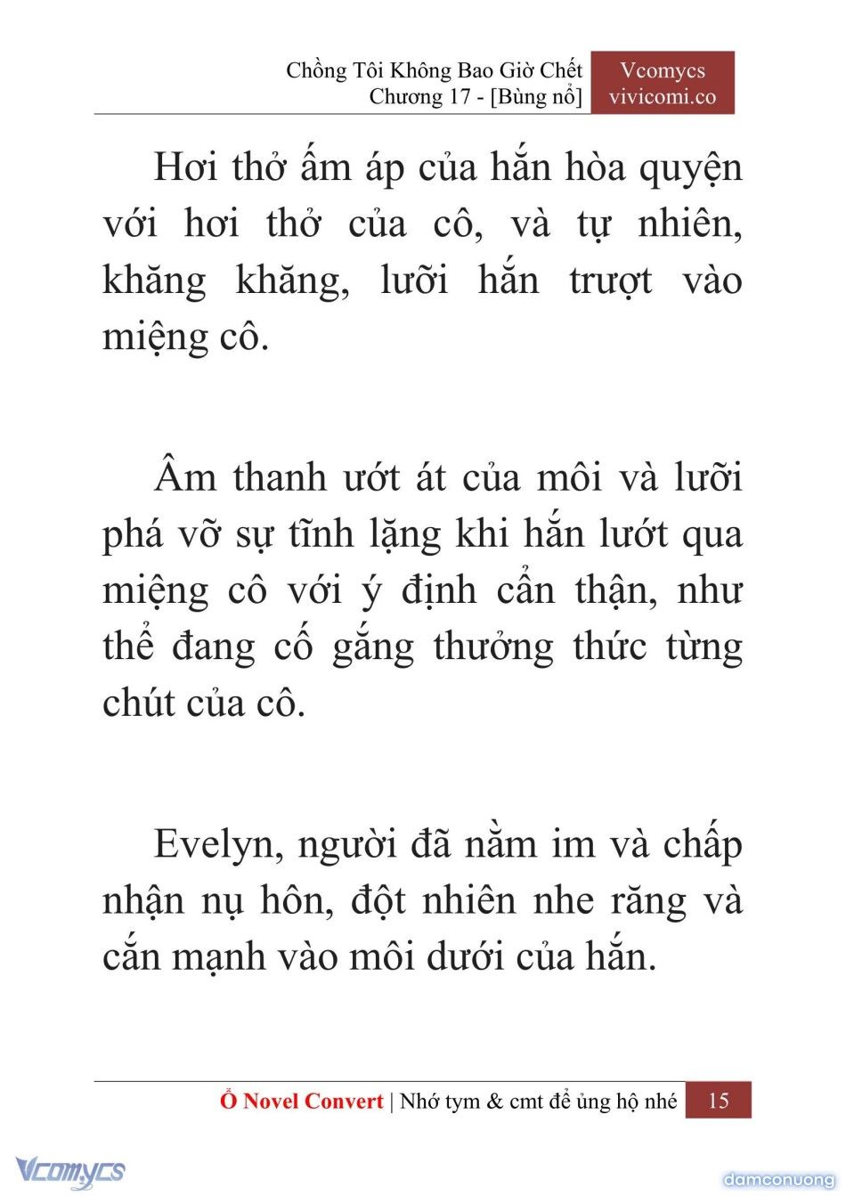 đọc truyện [novel] Chồng Tôi Không Bao Giờ Chết Chương 17 ảnh 18 tại Thiên Thai Truyện