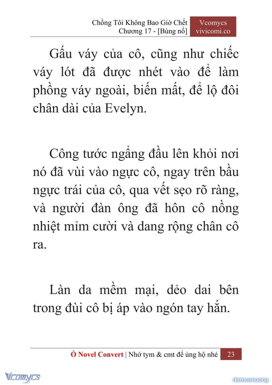 đọc truyện [novel] Chồng Tôi Không Bao Giờ Chết Chương 17 ảnh 26 tại Thiên Thai Truyện