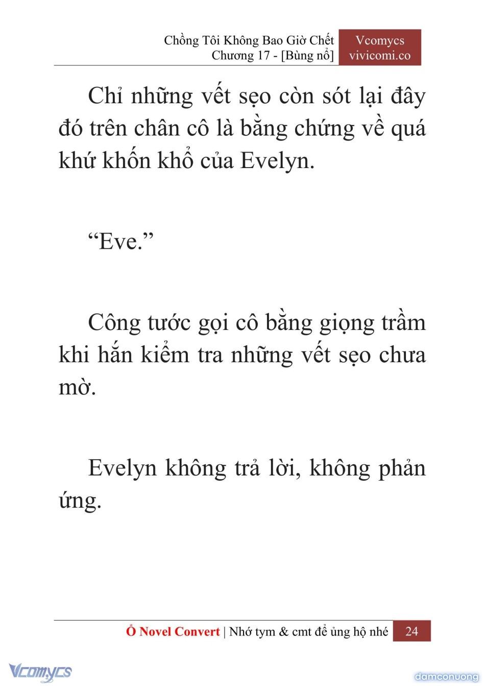 đọc truyện [novel] Chồng Tôi Không Bao Giờ Chết Chương 17 ảnh 27 tại Thiên Thai Truyện