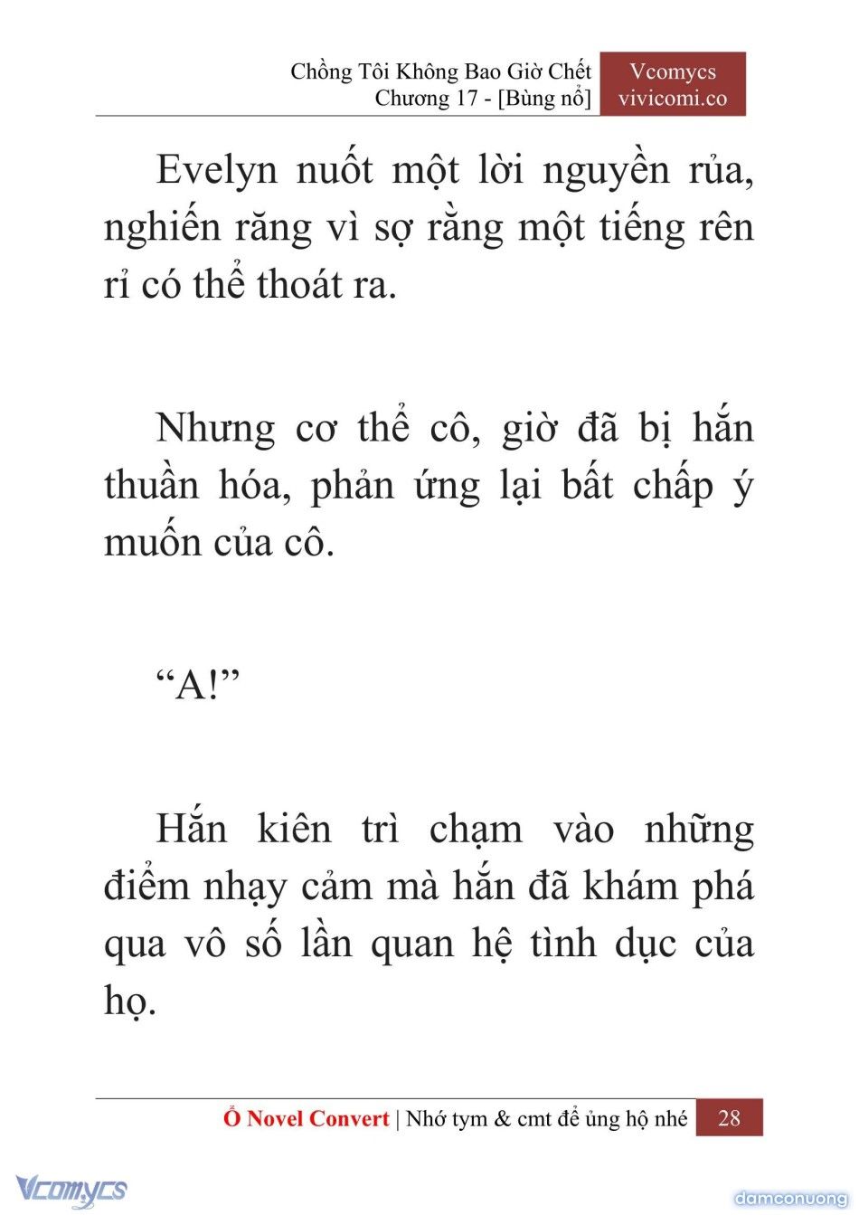đọc truyện [novel] Chồng Tôi Không Bao Giờ Chết Chương 17 ảnh 31 tại Thiên Thai Truyện
