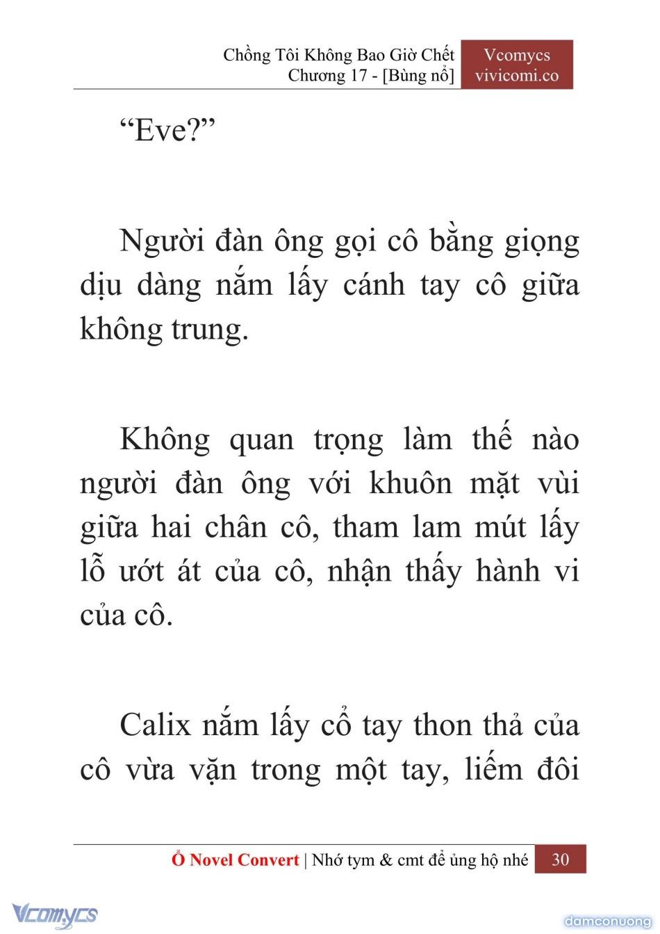 đọc truyện [novel] Chồng Tôi Không Bao Giờ Chết Chương 17 ảnh 33 tại Thiên Thai Truyện