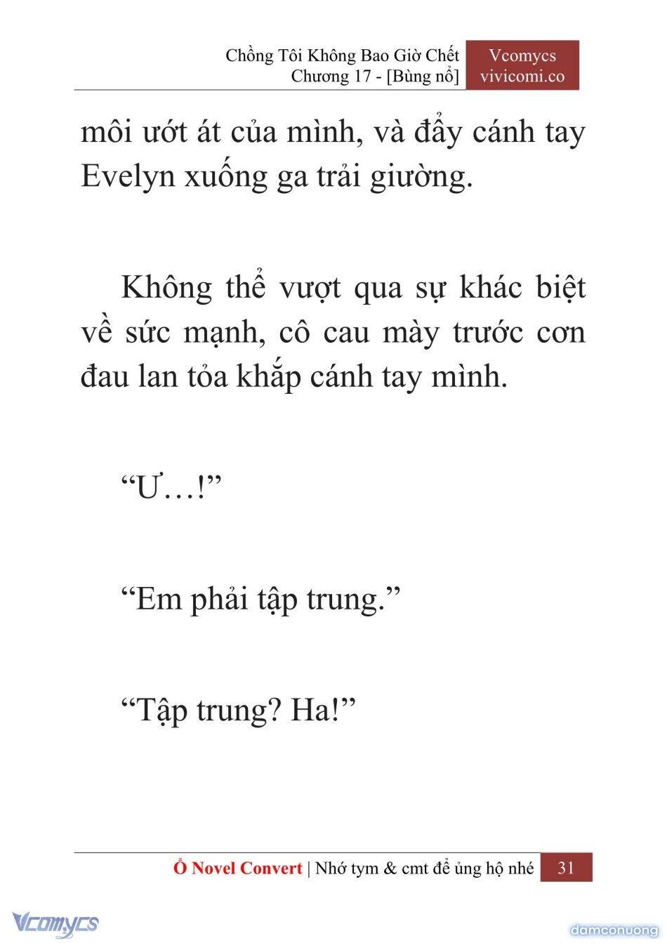 đọc truyện [novel] Chồng Tôi Không Bao Giờ Chết Chương 17 ảnh 34 tại Thiên Thai Truyện
