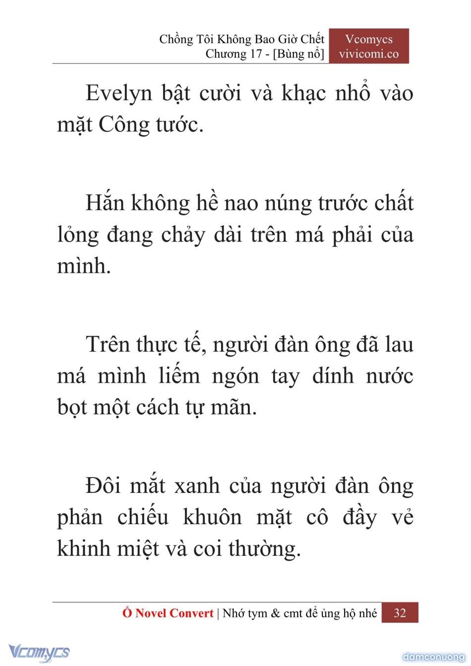 đọc truyện [novel] Chồng Tôi Không Bao Giờ Chết Chương 17 ảnh 35 tại Thiên Thai Truyện