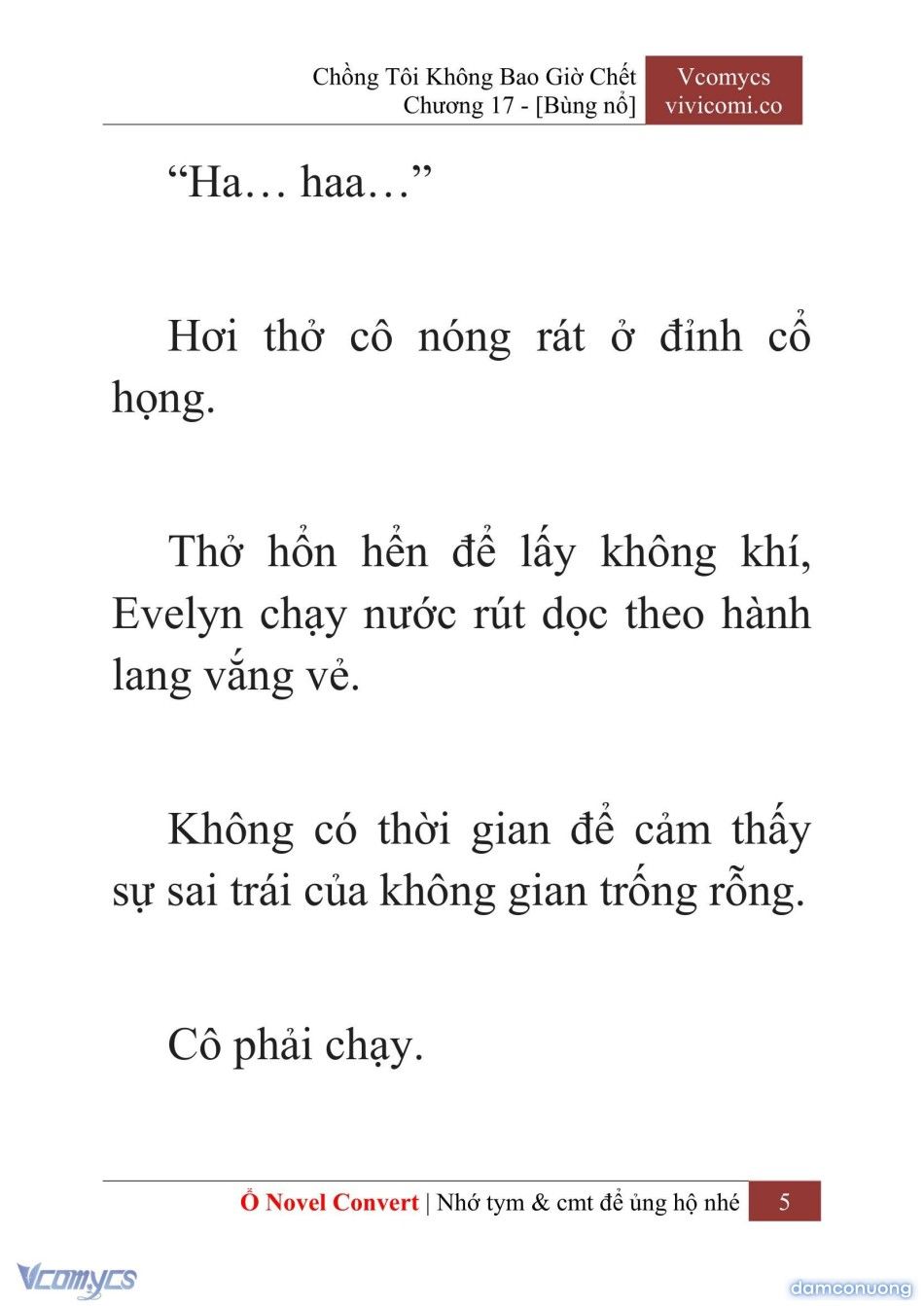 đọc truyện [novel] Chồng Tôi Không Bao Giờ Chết Chương 17 ảnh 8 tại Thiên Thai Truyện