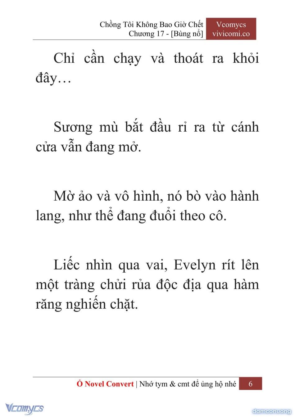 đọc truyện [novel] Chồng Tôi Không Bao Giờ Chết Chương 17 ảnh 9 tại Thiên Thai Truyện