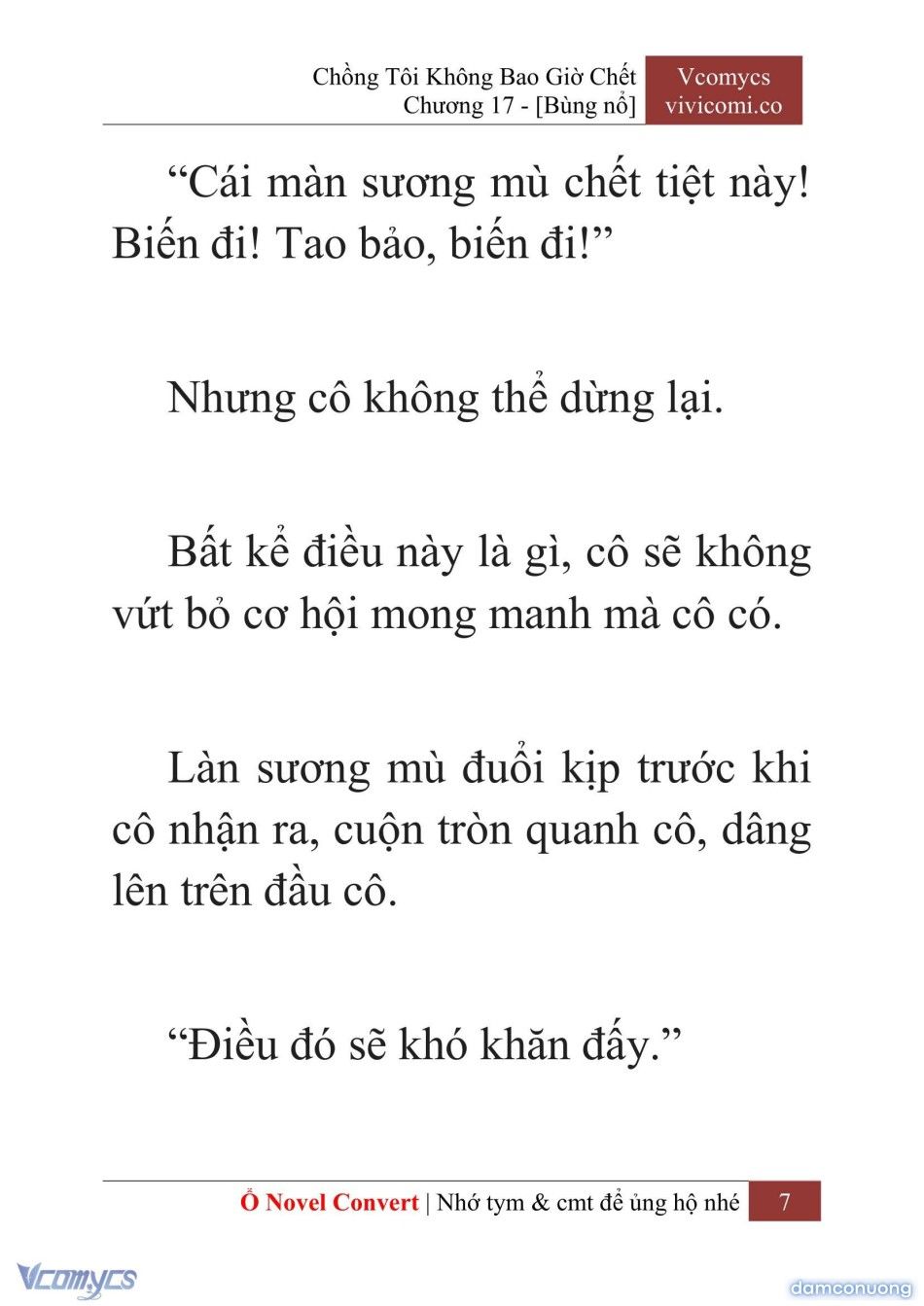 đọc truyện [novel] Chồng Tôi Không Bao Giờ Chết Chương 17 ảnh 10 tại Thiên Thai Truyện