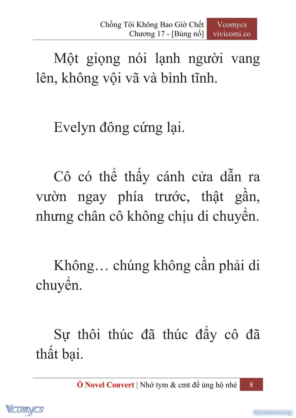 đọc truyện [novel] Chồng Tôi Không Bao Giờ Chết Chương 17 ảnh 11 tại Thiên Thai Truyện
