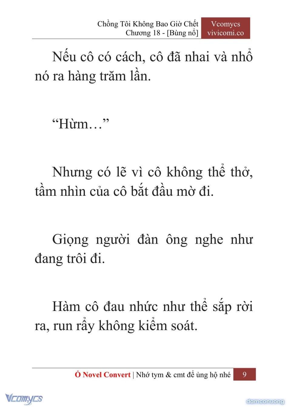 đọc truyện [novel] Chồng Tôi Không Bao Giờ Chết Chương 18 ảnh 12 tại Thiên Thai Truyện