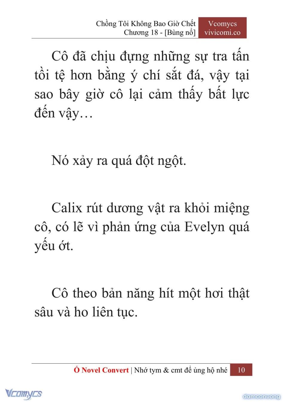 đọc truyện [novel] Chồng Tôi Không Bao Giờ Chết Chương 18 ảnh 13 tại Thiên Thai Truyện