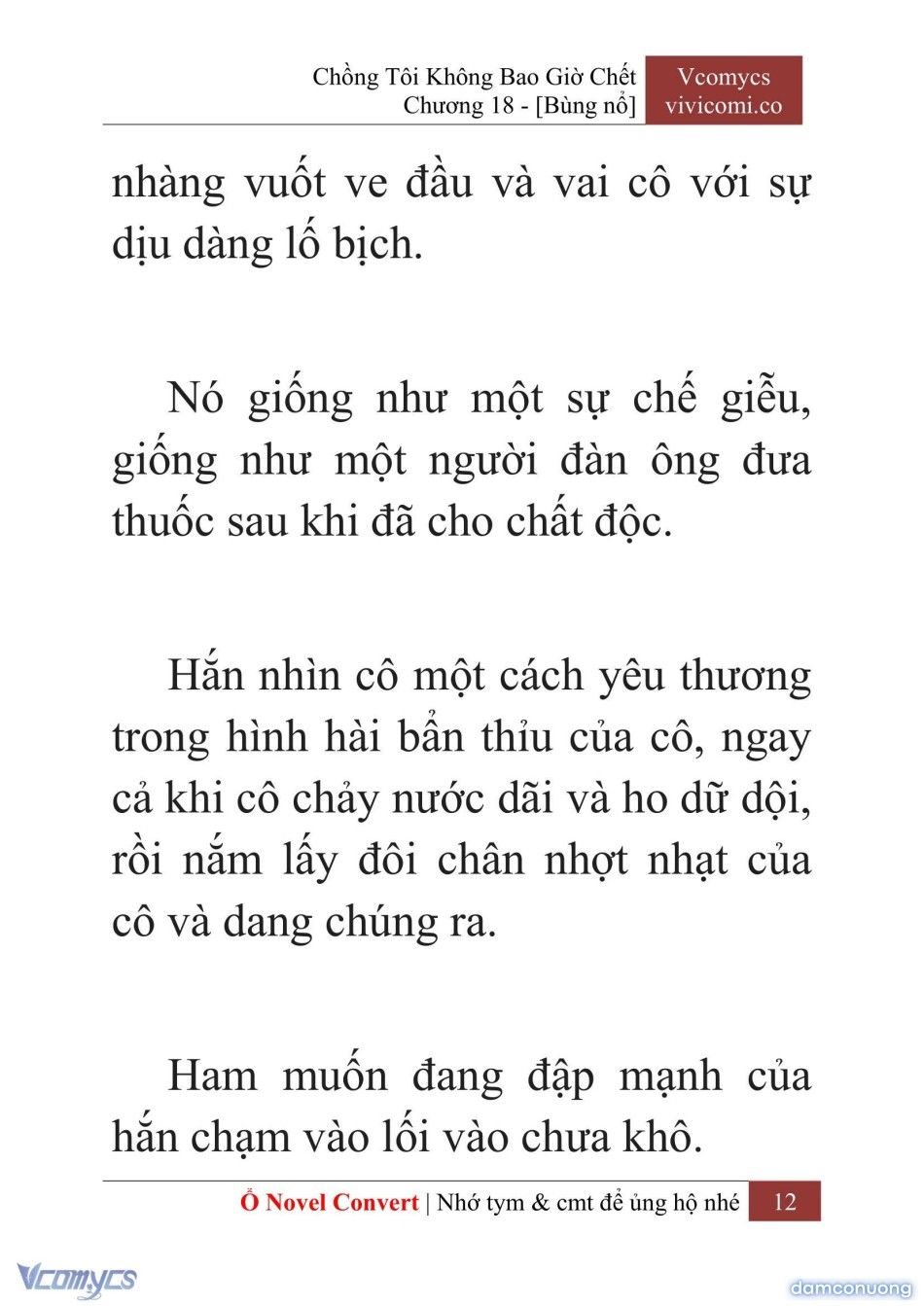 đọc truyện [novel] Chồng Tôi Không Bao Giờ Chết Chương 18 ảnh 15 tại Thiên Thai Truyện