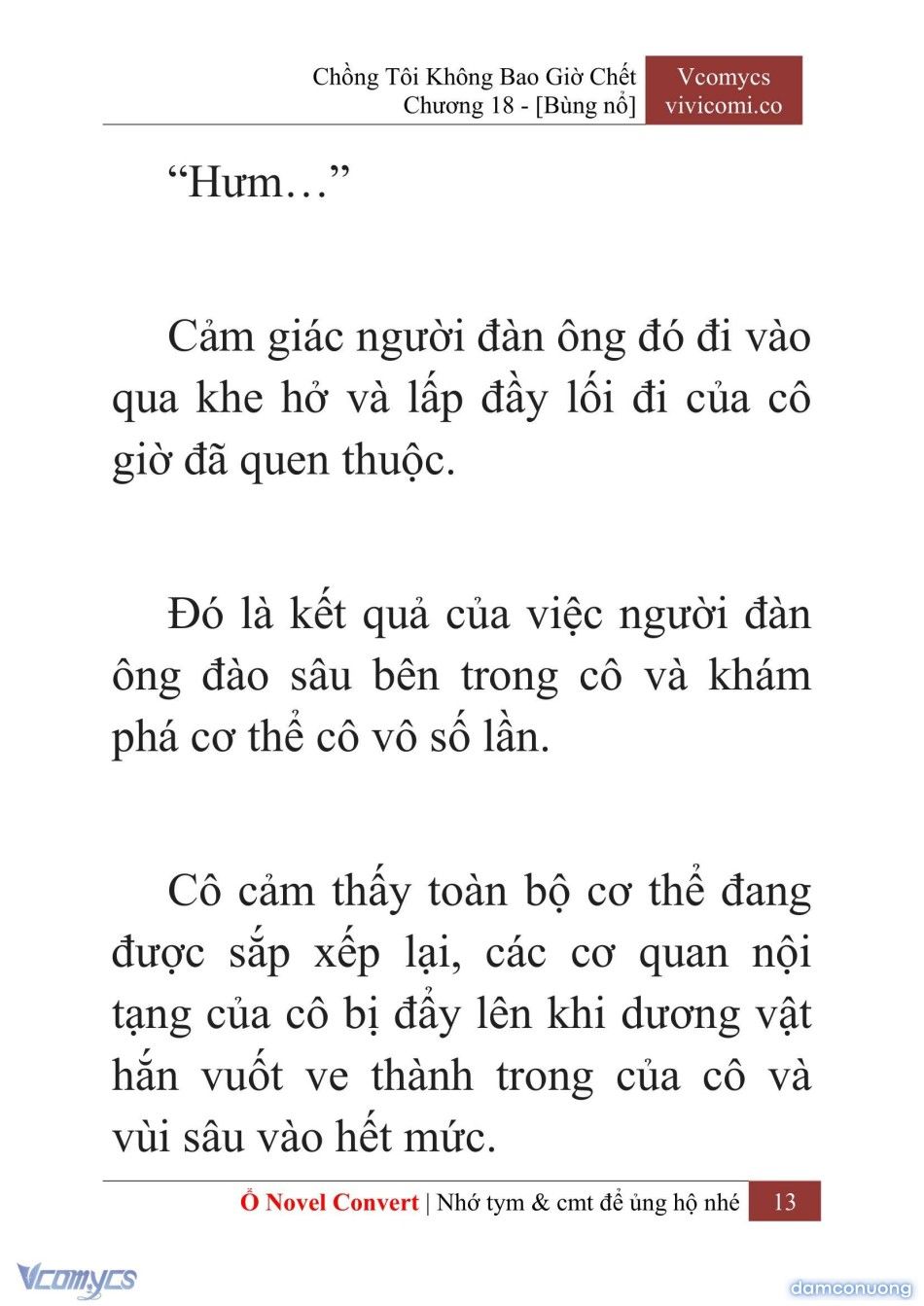 đọc truyện [novel] Chồng Tôi Không Bao Giờ Chết Chương 18 ảnh 16 tại Thiên Thai Truyện