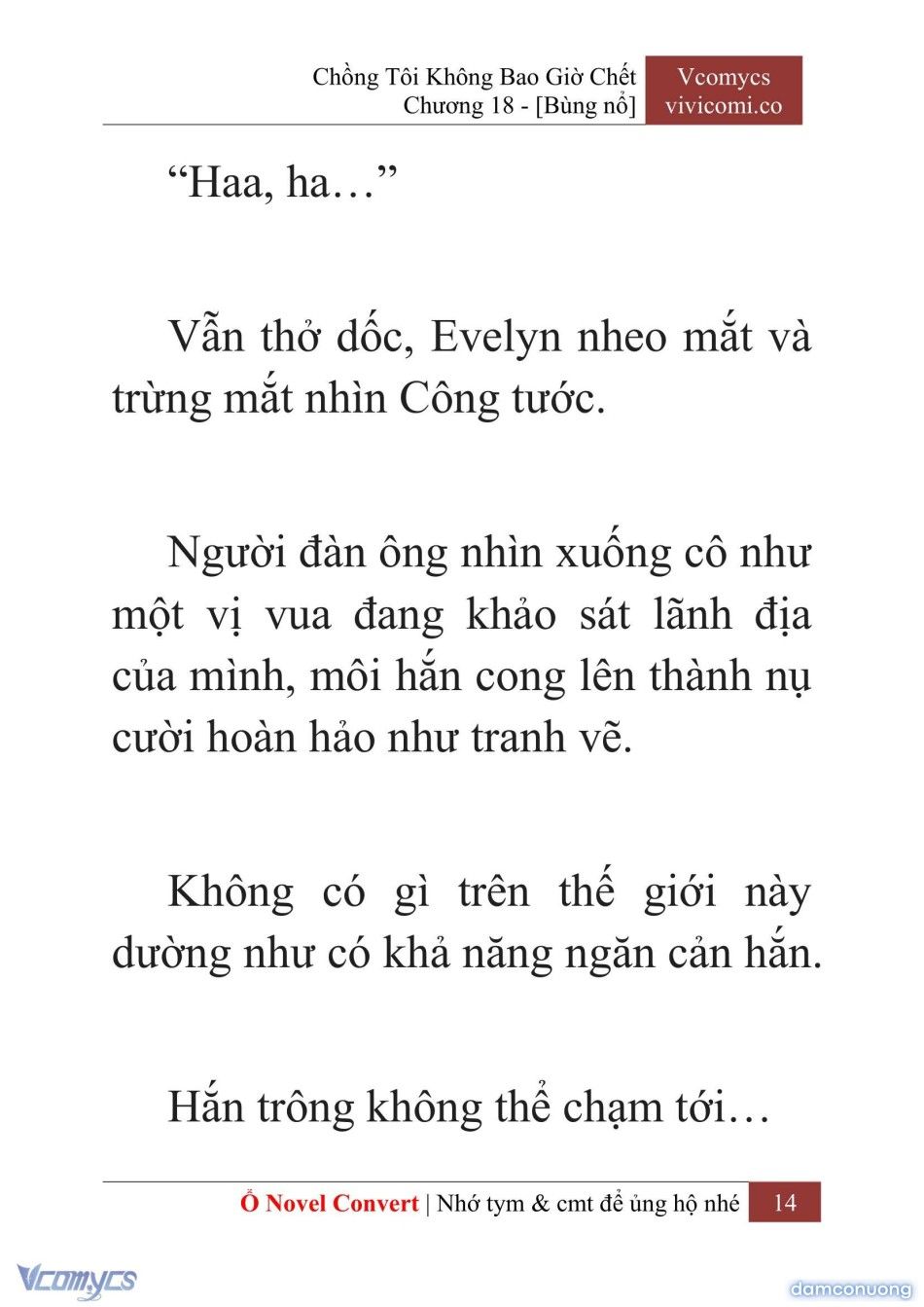 đọc truyện [novel] Chồng Tôi Không Bao Giờ Chết Chương 18 ảnh 17 tại Thiên Thai Truyện