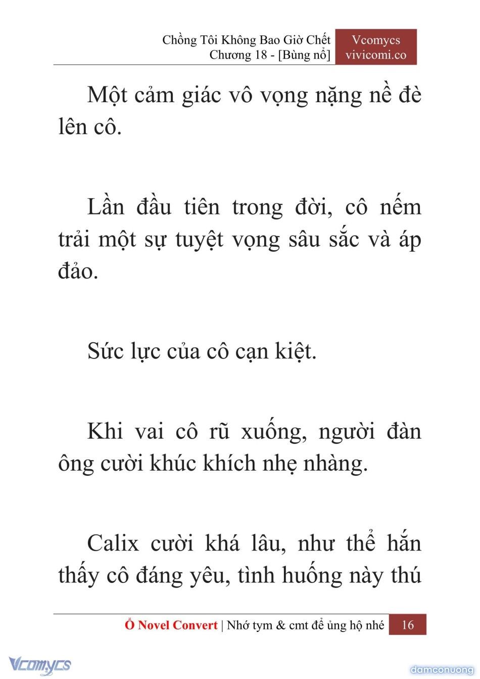 đọc truyện [novel] Chồng Tôi Không Bao Giờ Chết Chương 18 ảnh 19 tại Thiên Thai Truyện