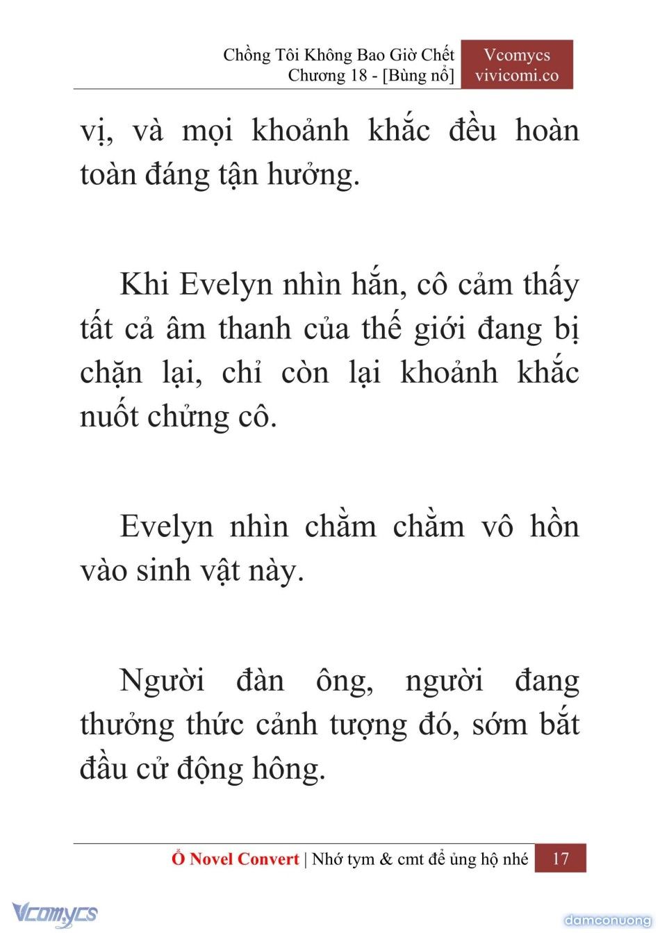đọc truyện [novel] Chồng Tôi Không Bao Giờ Chết Chương 18 ảnh 20 tại Thiên Thai Truyện