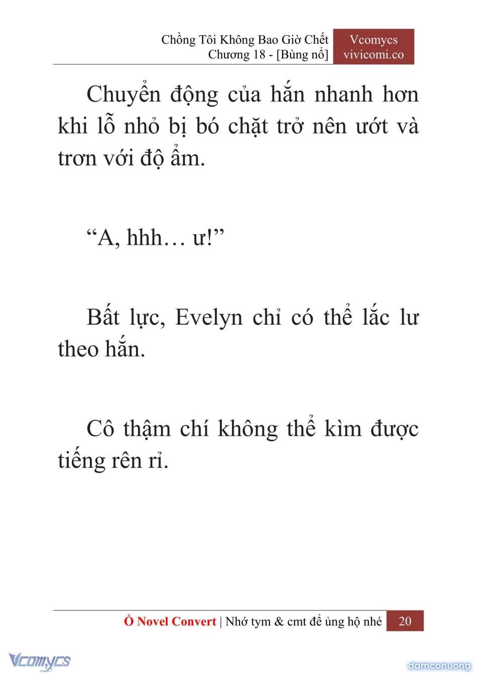 đọc truyện [novel] Chồng Tôi Không Bao Giờ Chết Chương 18 ảnh 23 tại Thiên Thai Truyện