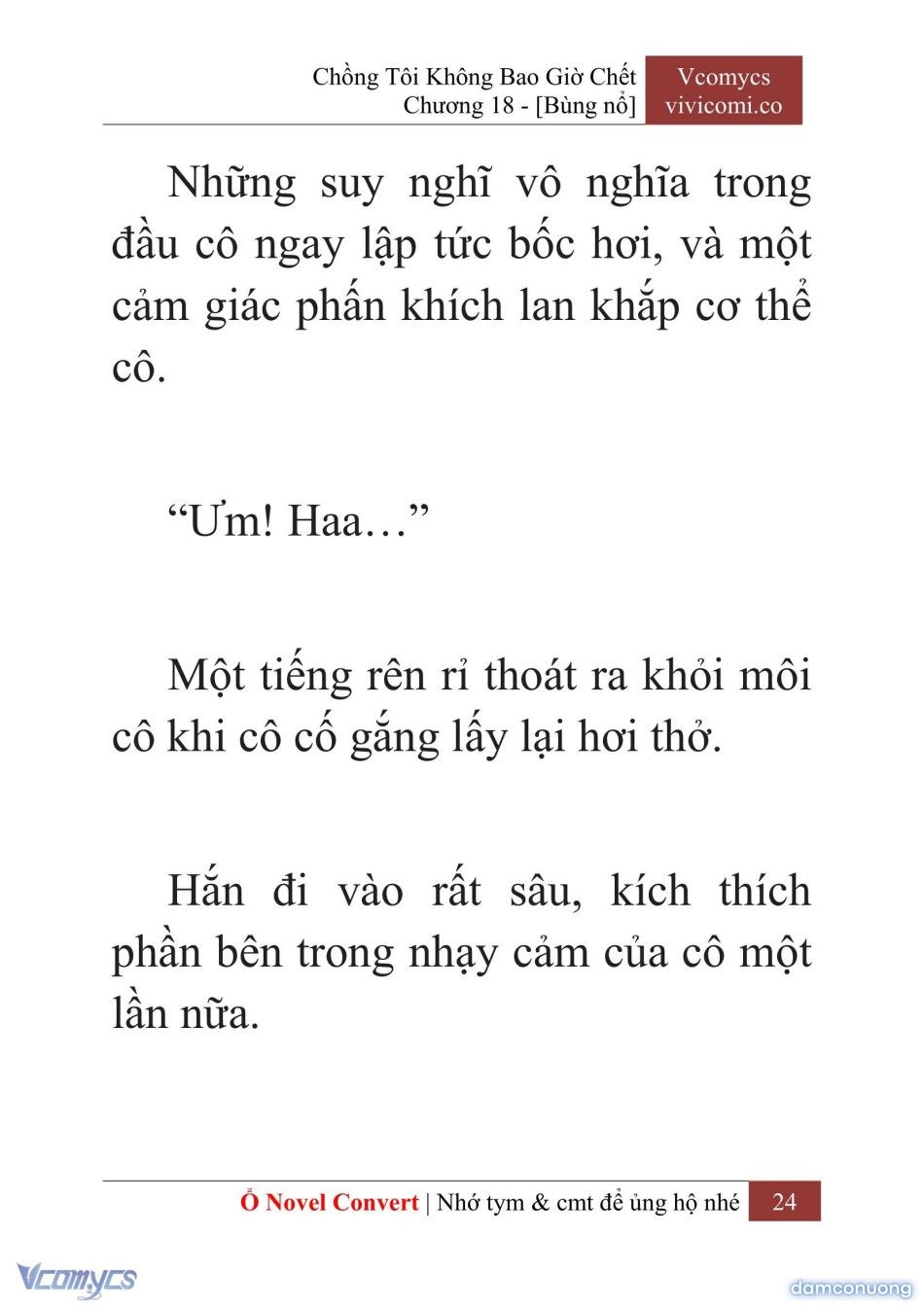 đọc truyện [novel] Chồng Tôi Không Bao Giờ Chết Chương 18 ảnh 27 tại Thiên Thai Truyện