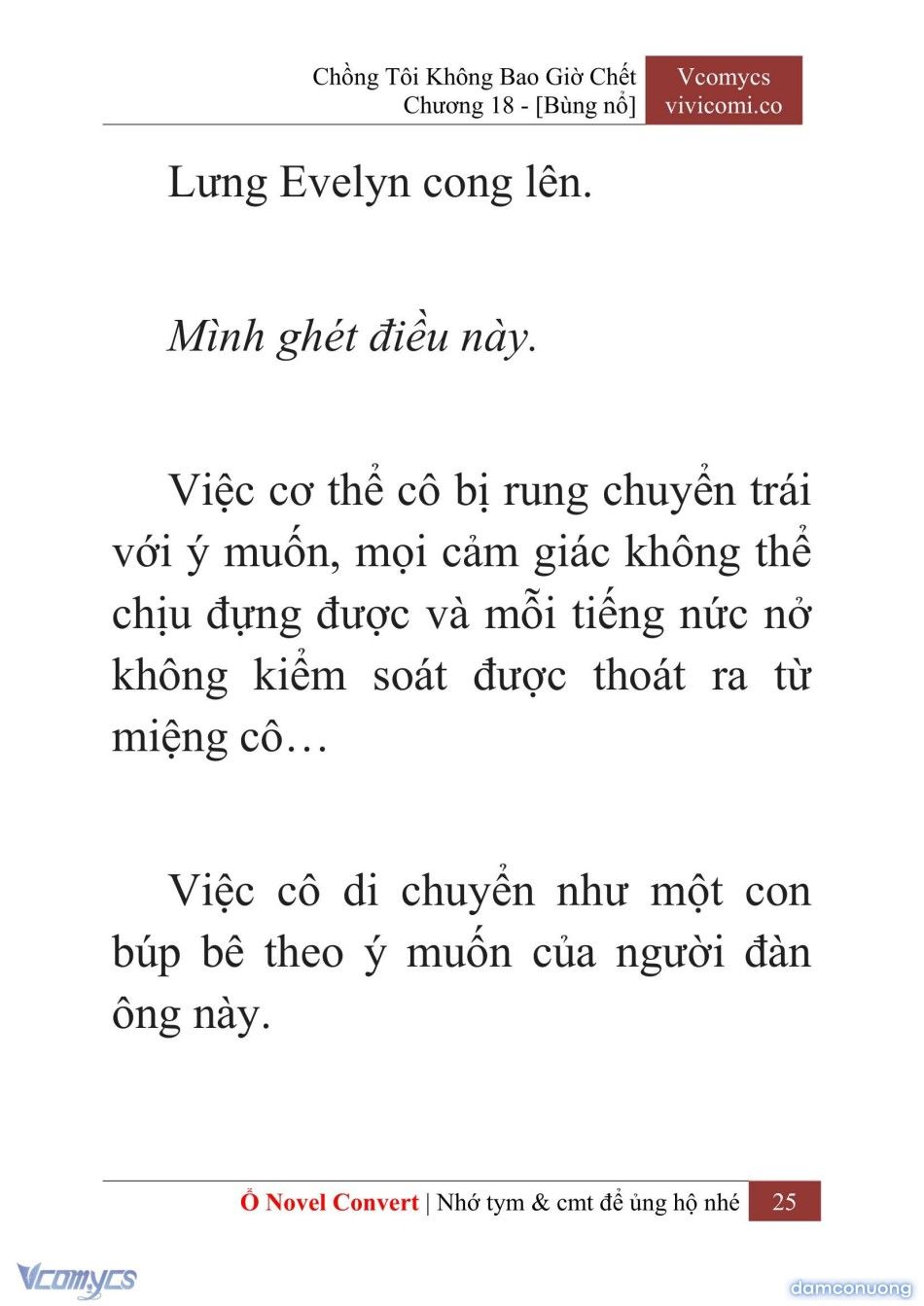 đọc truyện [novel] Chồng Tôi Không Bao Giờ Chết Chương 18 ảnh 28 tại Thiên Thai Truyện