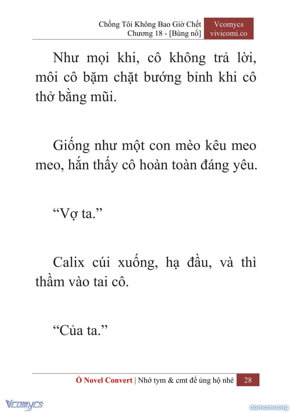 đọc truyện [novel] Chồng Tôi Không Bao Giờ Chết Chương 18 ảnh 31 tại Thiên Thai Truyện