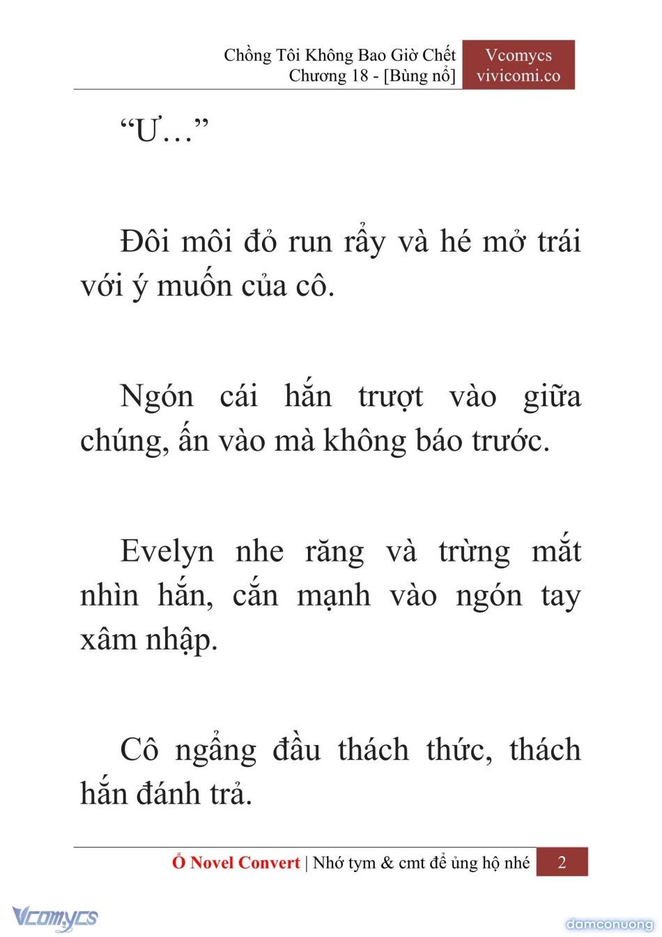 đọc truyện [novel] Chồng Tôi Không Bao Giờ Chết Chương 18 ảnh 5 tại Thiên Thai Truyện