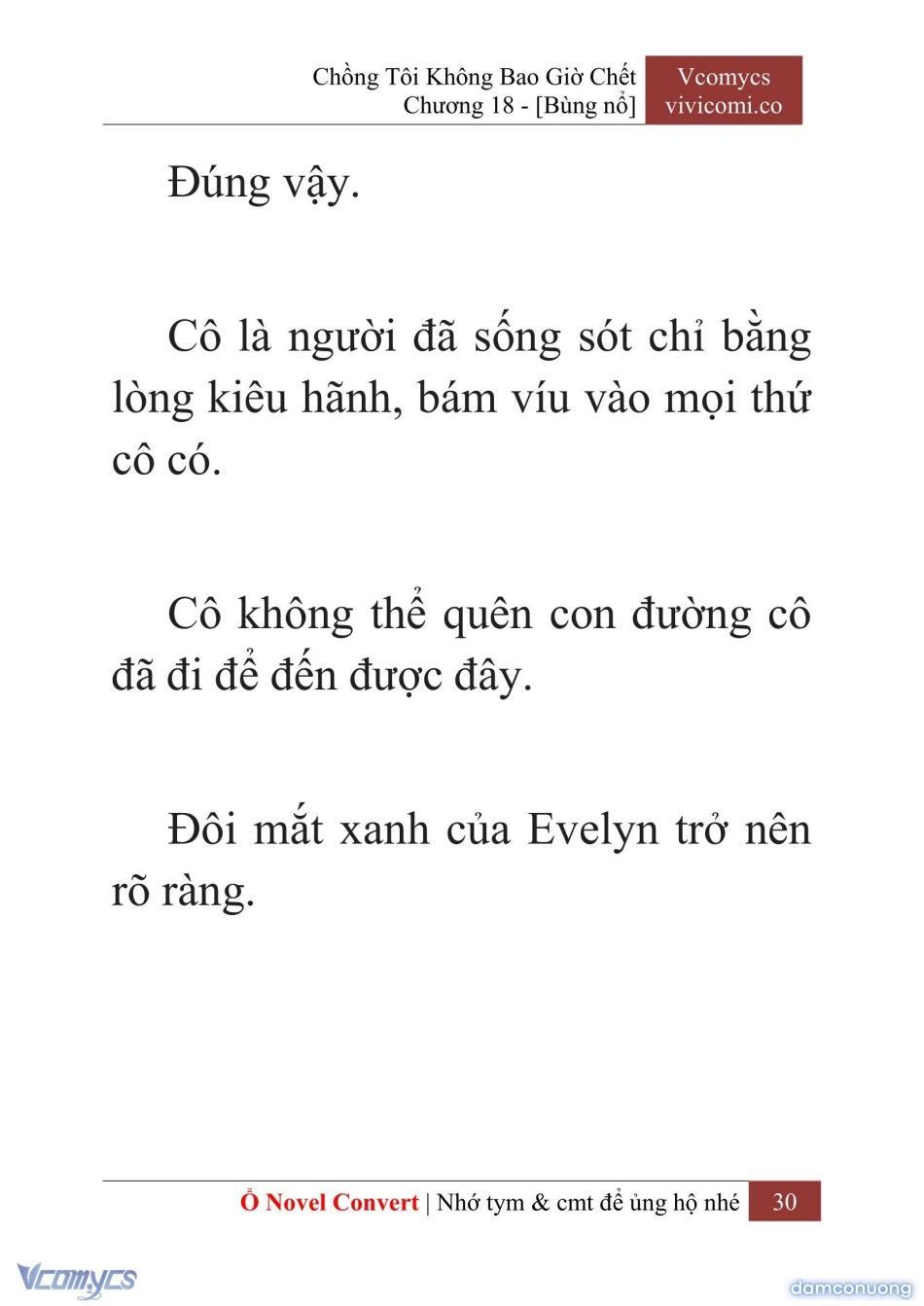 đọc truyện [novel] Chồng Tôi Không Bao Giờ Chết Chương 18 ảnh 33 tại Thiên Thai Truyện