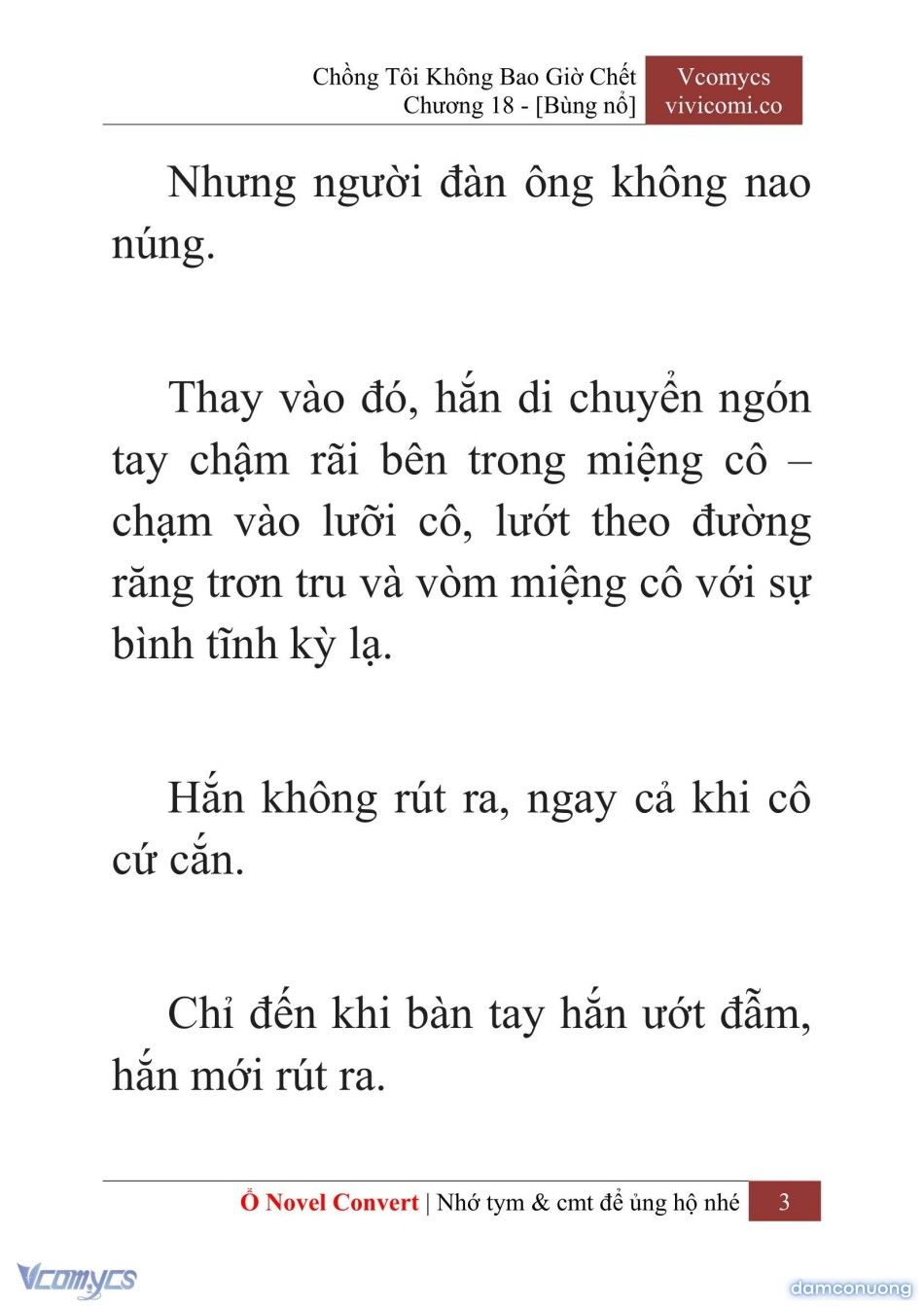 đọc truyện [novel] Chồng Tôi Không Bao Giờ Chết Chương 18 ảnh 6 tại Thiên Thai Truyện