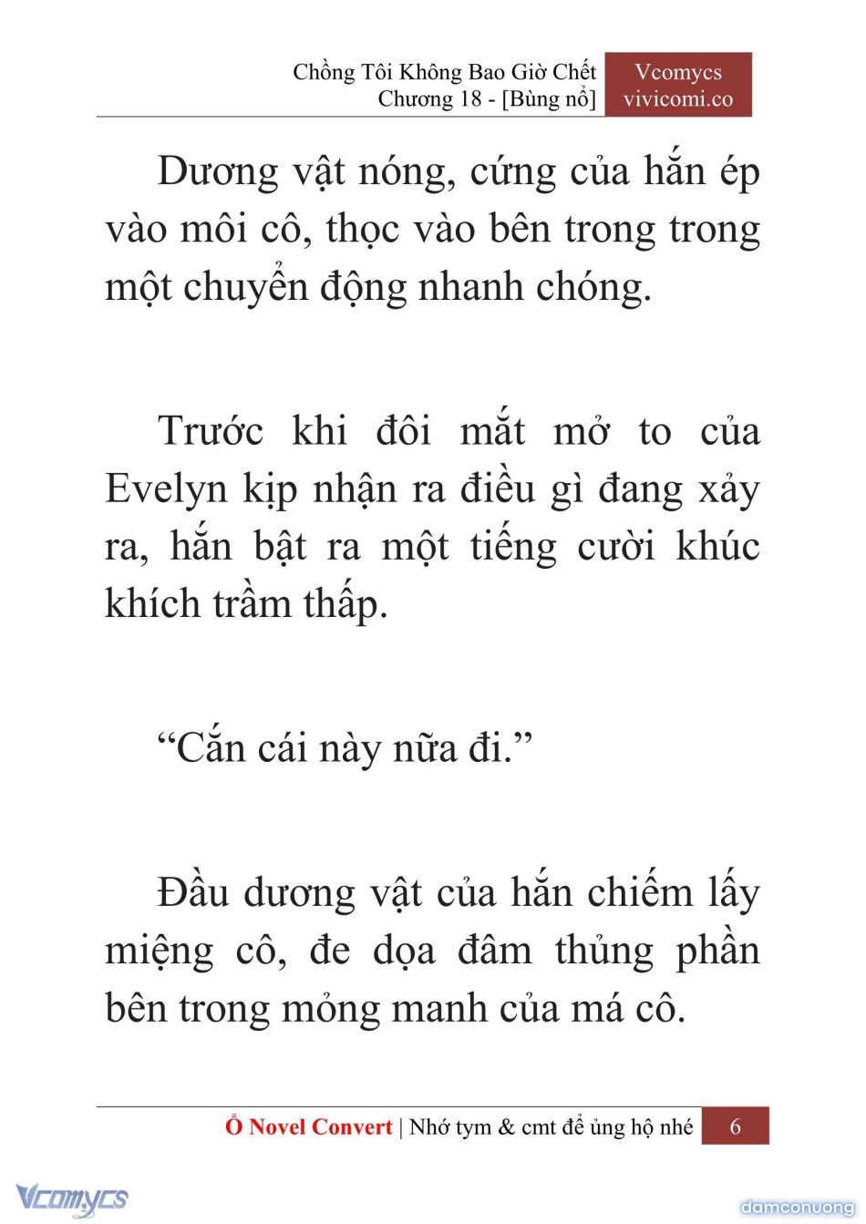 đọc truyện [novel] Chồng Tôi Không Bao Giờ Chết Chương 18 ảnh 9 tại Thiên Thai Truyện
