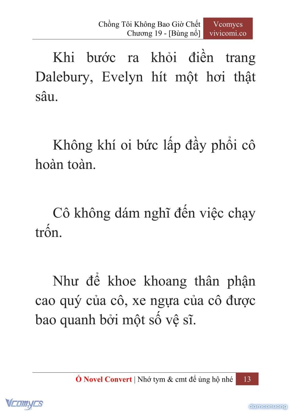 đọc truyện [novel] Chồng Tôi Không Bao Giờ Chết Chương 19 ảnh 16 tại Thiên Thai Truyện
