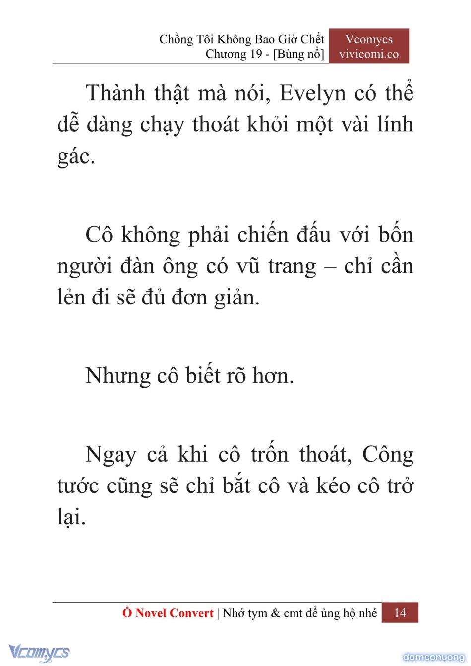 đọc truyện [novel] Chồng Tôi Không Bao Giờ Chết Chương 19 ảnh 17 tại Thiên Thai Truyện