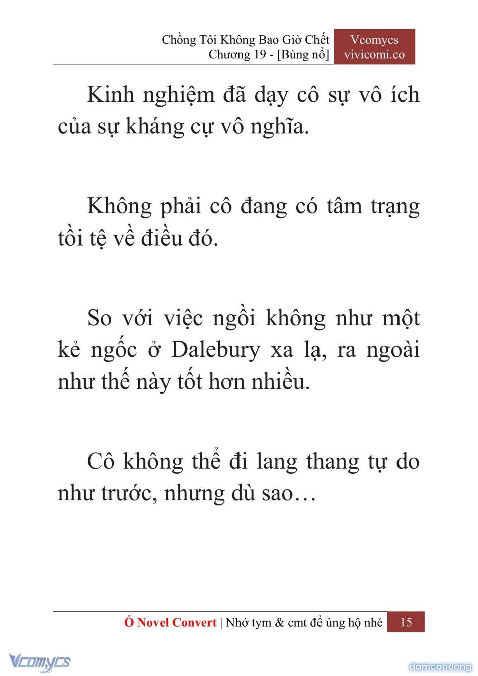 đọc truyện [novel] Chồng Tôi Không Bao Giờ Chết Chương 19 ảnh 18 tại Thiên Thai Truyện