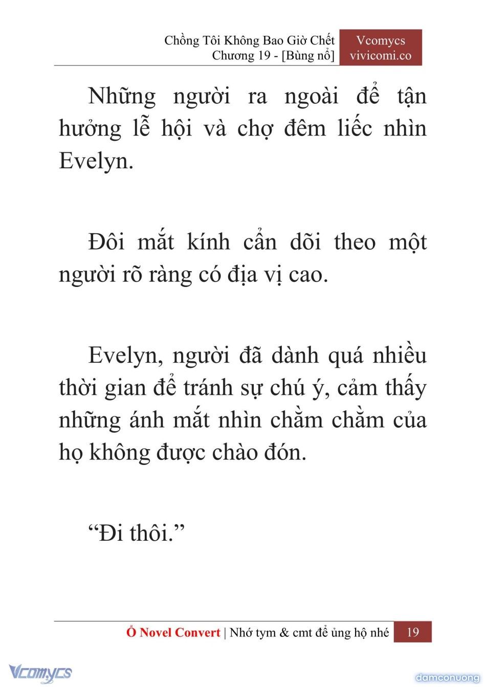 đọc truyện [novel] Chồng Tôi Không Bao Giờ Chết Chương 19 ảnh 22 tại Thiên Thai Truyện