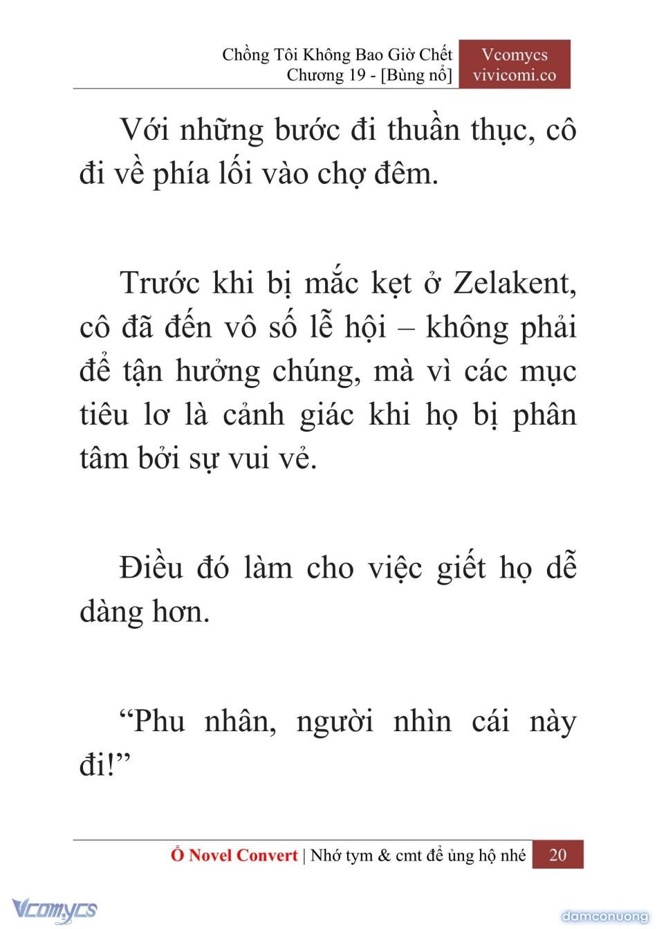 đọc truyện [novel] Chồng Tôi Không Bao Giờ Chết Chương 19 ảnh 23 tại Thiên Thai Truyện