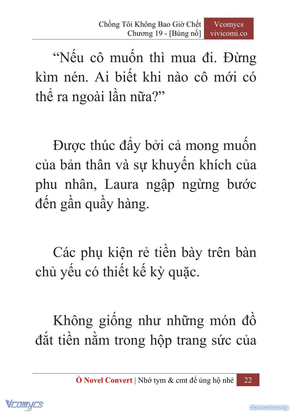 đọc truyện [novel] Chồng Tôi Không Bao Giờ Chết Chương 19 ảnh 25 tại Thiên Thai Truyện